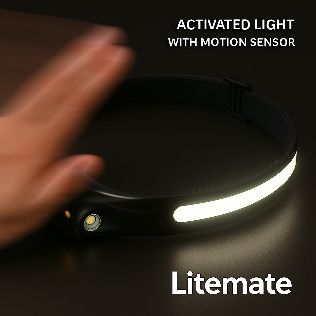 IlluminatePro™ Waterproof Motion Sensor Headlamp